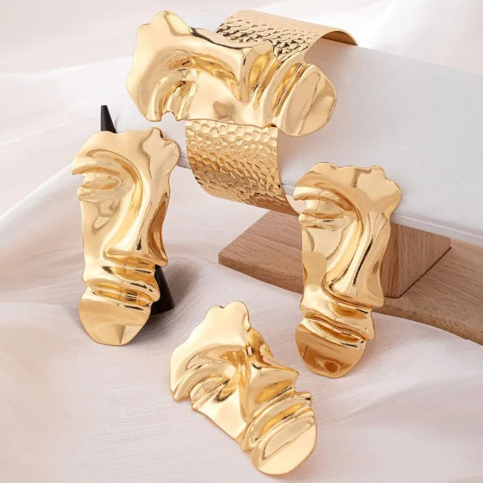 JOYERIA EXCLUSIVA! SET PICASSI | Aretes, brazalete y anillo