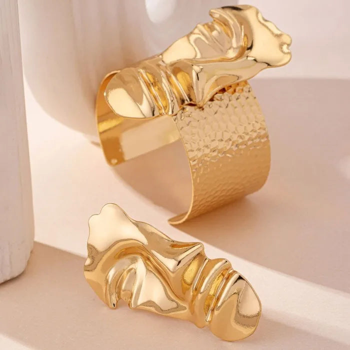 JOYERIA EXCLUSIVA! SET PICASSI | Aretes, brazalete y anillo