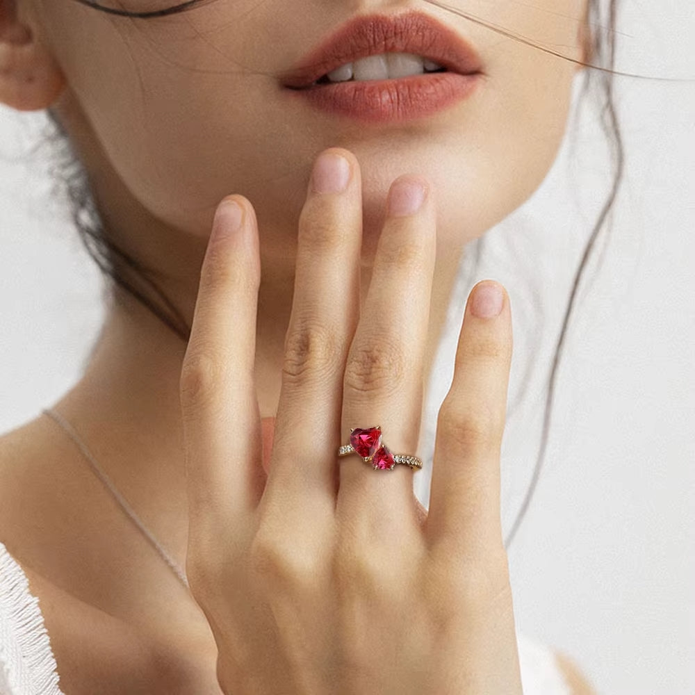 REGALO DEL MES! ANILLO DE PROMESA HALO HEART💕