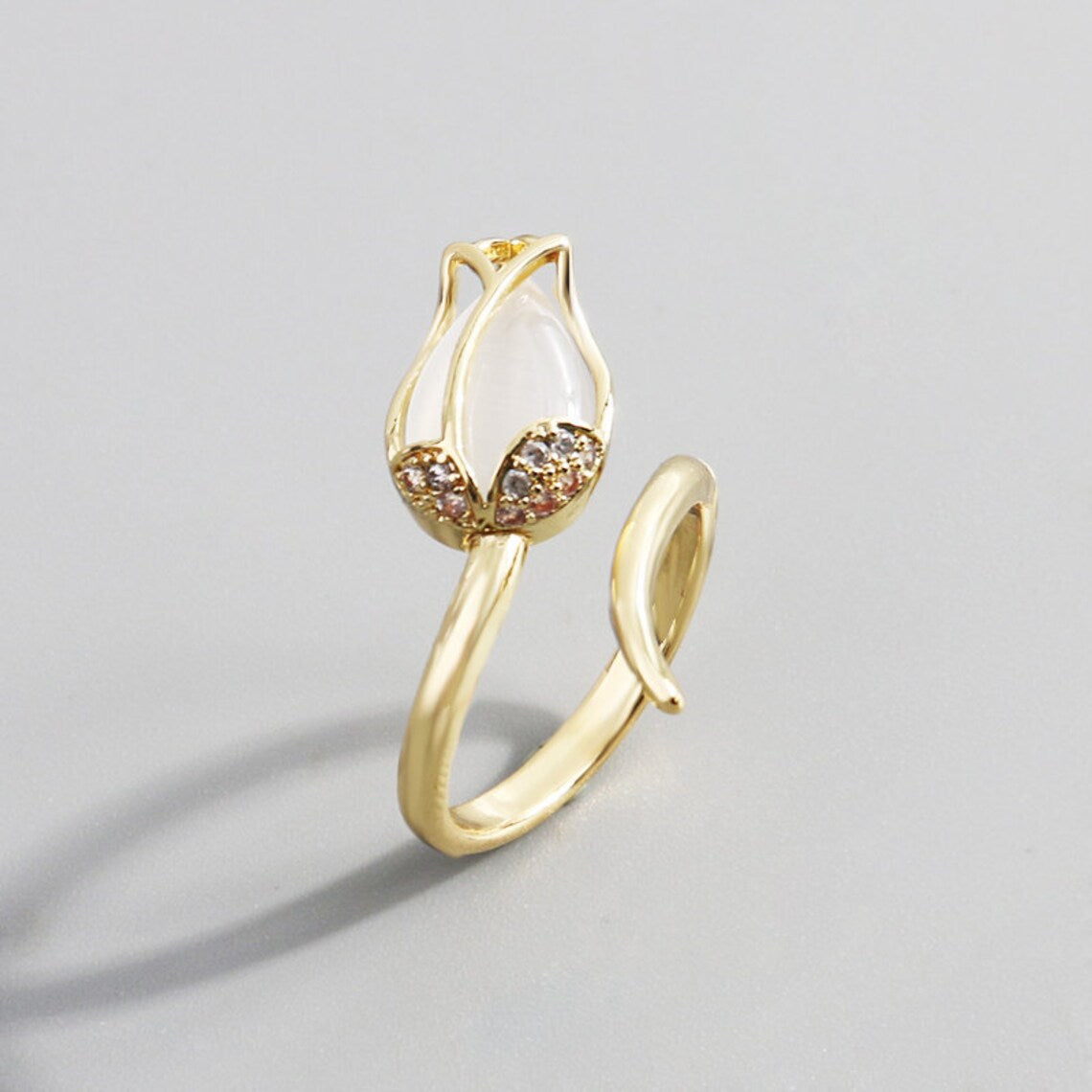 ¡JOYERIA EXCLUSIVA! ANILLO AJUSTABLE TULIPAN ✨