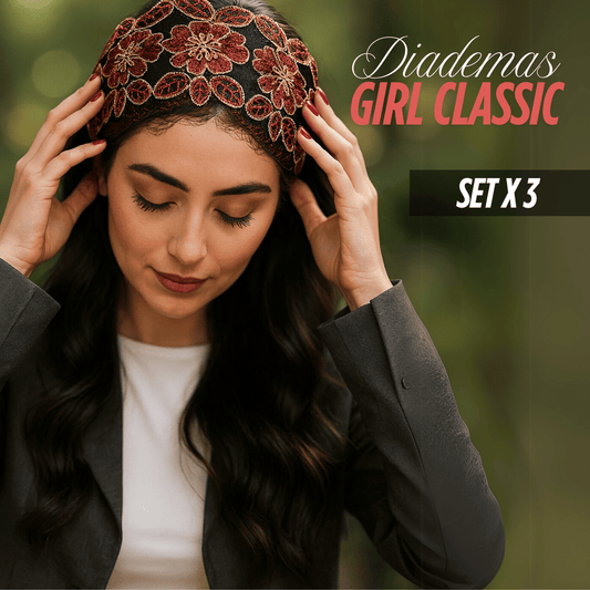 OFERTA ESPECIAL! SET X 3 DIADEMAS GIRL CLASSIC