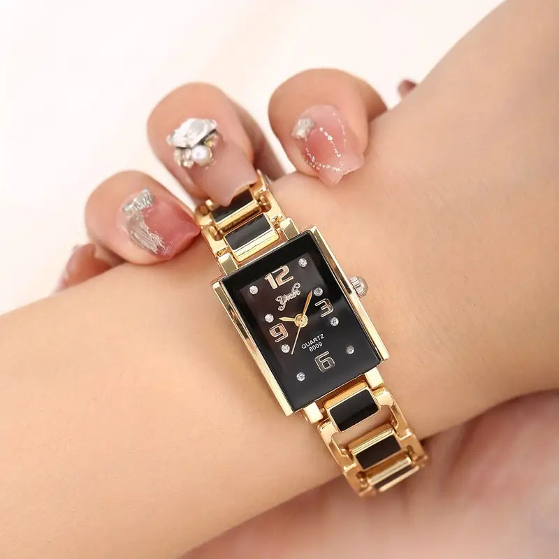 SET OBSIDIANA (Collar, aretes, reloj, anillo)