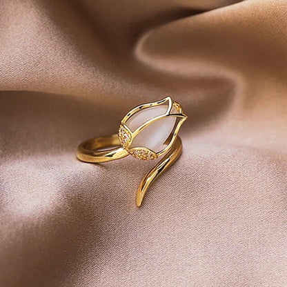 ¡JOYERIA EXCLUSIVA! ANILLO AJUSTABLE TULIPAN ✨