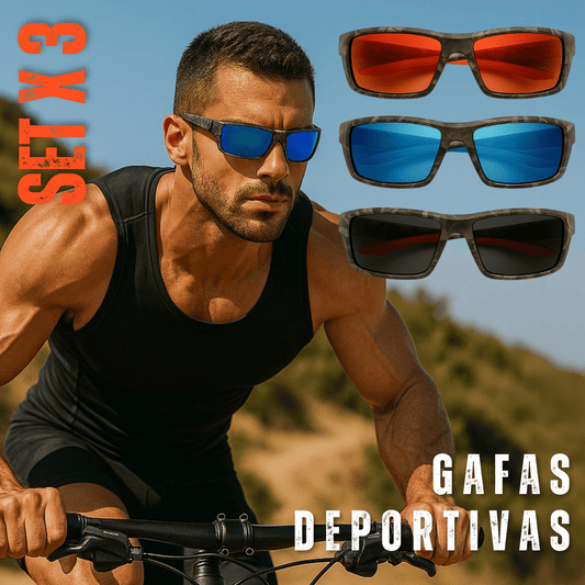 OFERTA ESPECIAL! SET X 3 GAFAS DEPORTIVAS SPEED