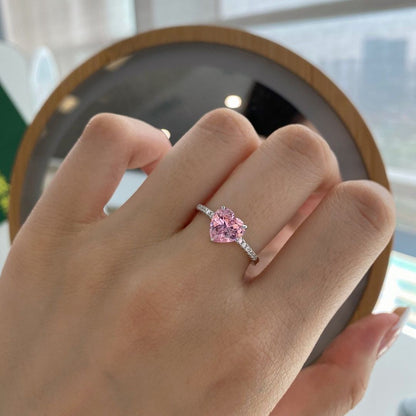 REGALO PERFECTO! SET DE ANILLO DE PROMESA DARLING + EMPAQUE DE ROSA