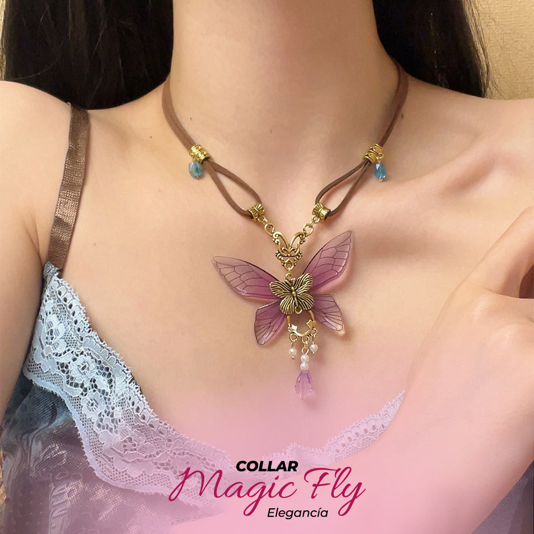 JOYERÍA EXCLUSIVA! COLLAR MAGIC FLY 🦋