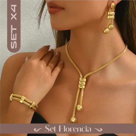 😍JOYERIA EXCLUSIVA😍 SET FLORENCIA🏵