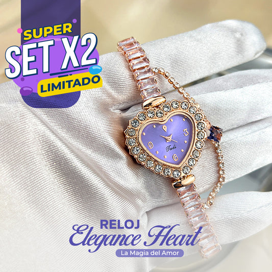 🔥PROMO LIMITADA🔥SET X2 RELOJES  HEART