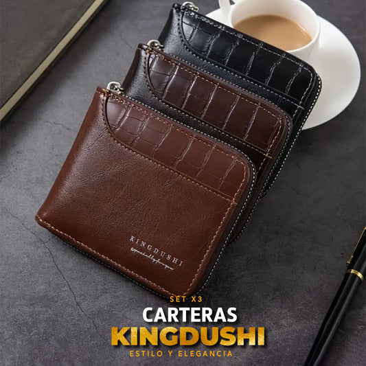 OFERTA ESPECIAL! SET X3 CARTERAS KINGDUSHI©️