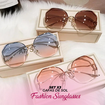 OFERTA ESPECIAL! SET X3 FASHION SUNGLASSES + REGALO SORPRESA🎁