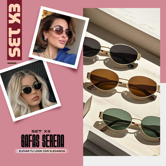 OFERTA LIMITADA! SET X3 GAFAS DE SOL SERENA
