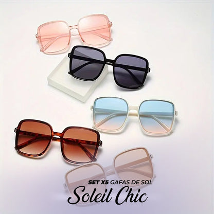 🔥PROMO LIMITADA🔥 SET X5 GAFAS SOLEIL CHIC